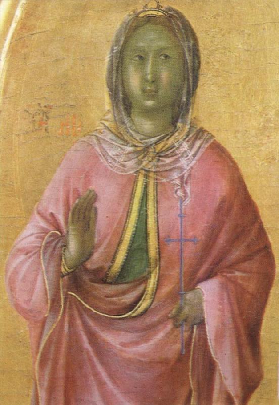 Duccio di Buoninsegna Detail of The Virgin Mary and angel predictor,Saint Sweden oil painting art